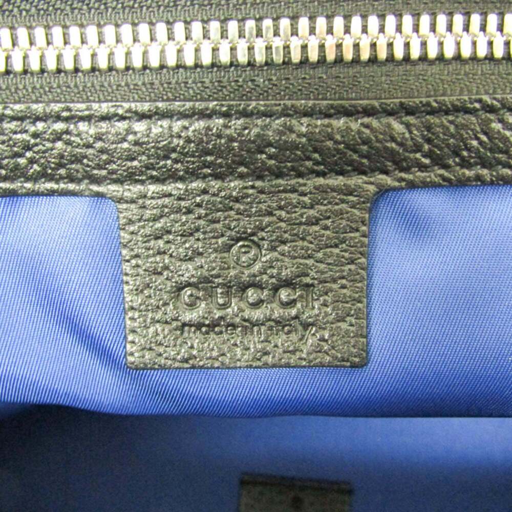 GUCCI Authentic Black Leather Shoulder Bag - Picture 16 of 16